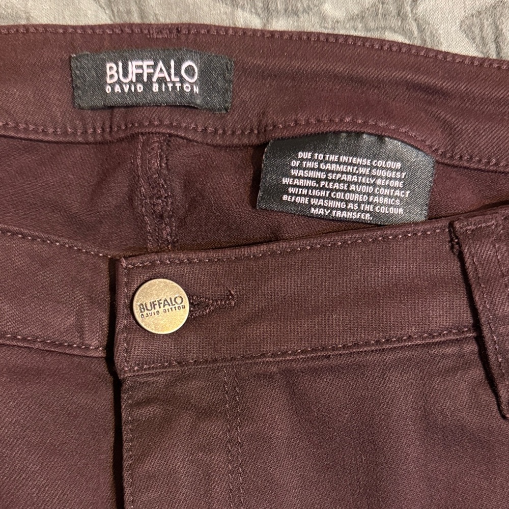 Buffalo David Bitton Women's Skinny Jeans - Burgundy - Picture 2 of 5